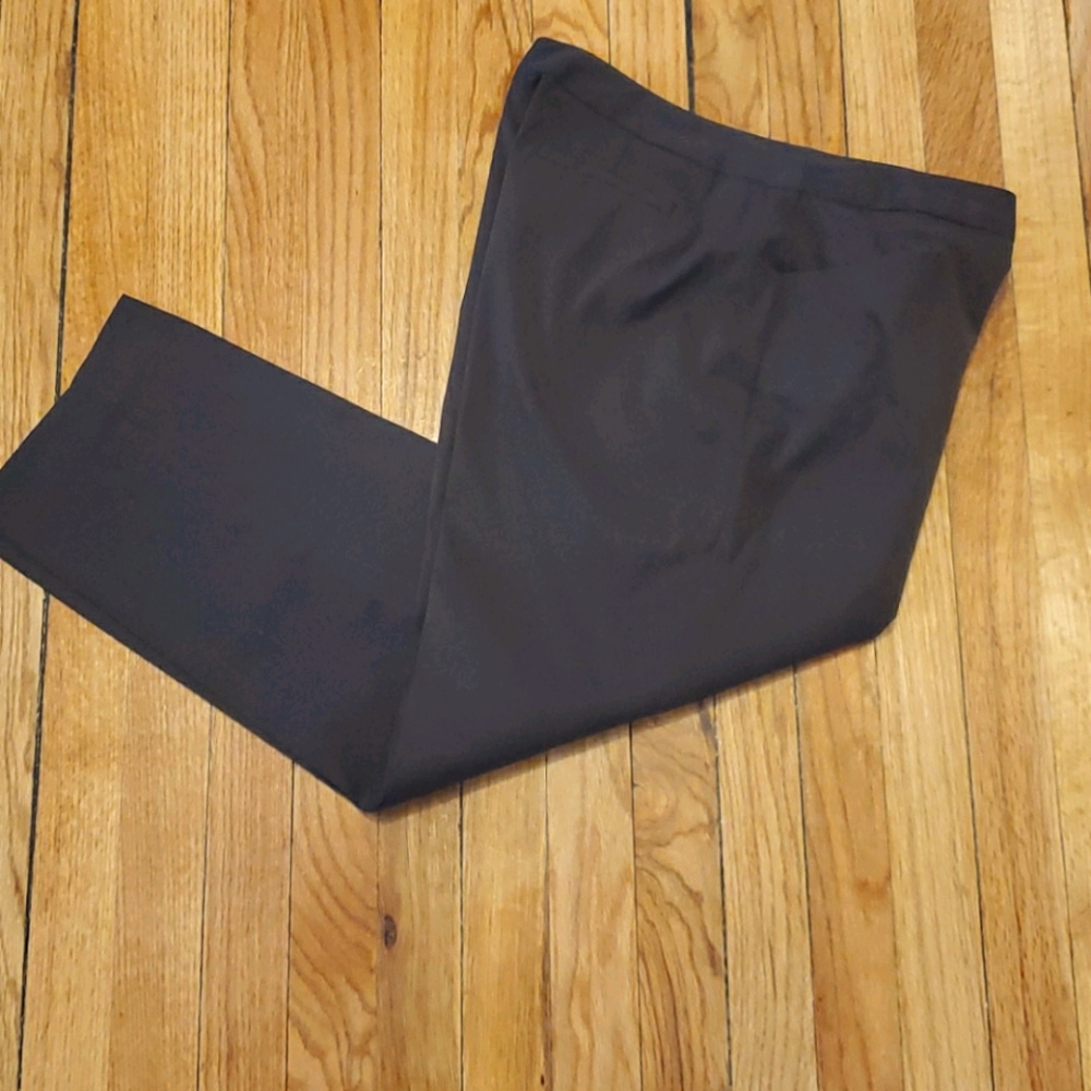 TALBOTS ▪︎ Petite Choc Brown Flat Front Pants